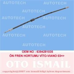 AUTOTECH TMS03 FREN HORTUMU ON MERCEDES VITO W639 03>