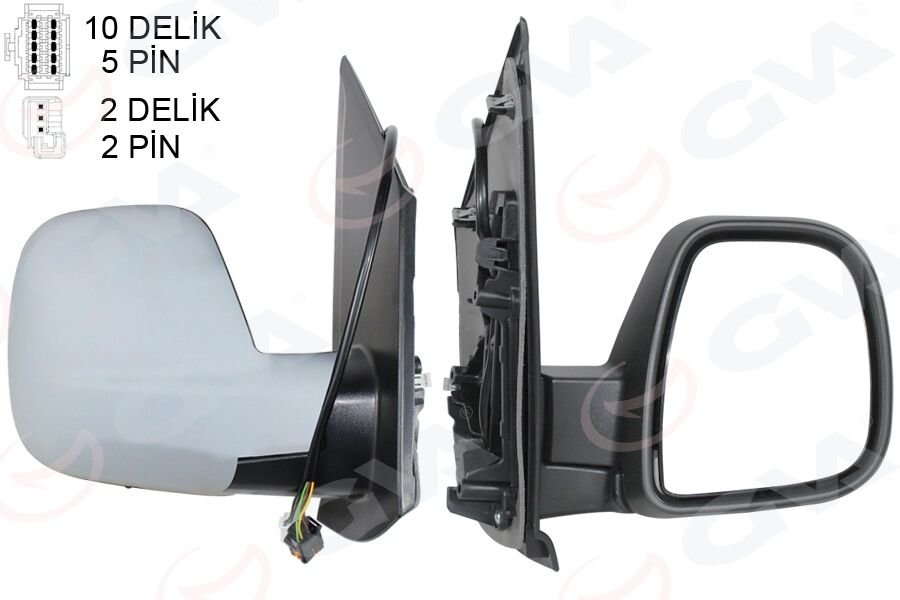 GVA 1090236 DIŞ DİKİZ AYNASI SAĞ OPEL VIVARO C 19> ZAFIRA LIFE 19> PEUGEOT EXPERT 16> TRAVELLER 16> CITROEN JUMP Y 16> SPACETOURER 16> TOYOTA PROACE 16> ELLE KATLANIR ELEKTRİKLİ ASTARLI REZİSTANSLI SENSÖRLÜ