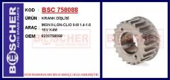 BSC 758088 KRANK DİŞLİSİ MGN II-LGN-CLIO II-III 1.4-1.6 16V K4M