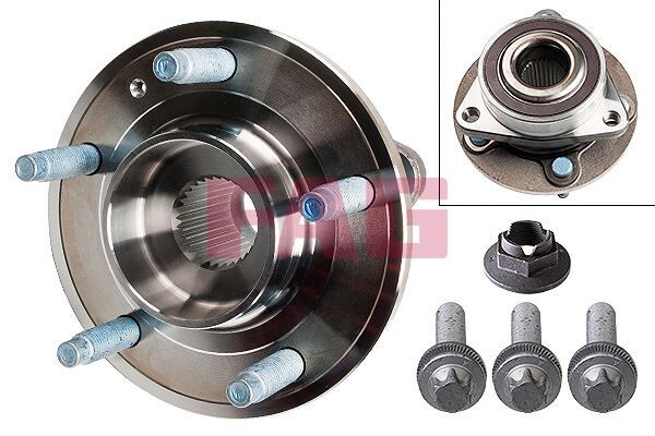 FAG 713644920 ÖN TEKER PORYASI KOMPLE ASTRA J 09>15 ZAFIRA C 11> CHEVROLET CRUZE 09>15 5 BİJON