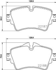 VALEO 671419 FREN BALATASI ON BMW F45 F46 F48 F39 . MINI F54 F55 F56 F57 F60