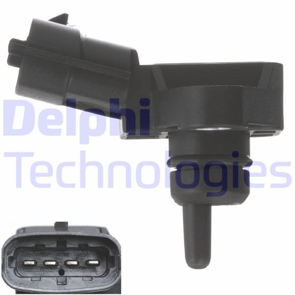 DELPHI PS10221 EMME MANİFOLD SENSÖRÜ MAP SENSÖRÜ HYUNDAI ELANTRA 1.6L G4FG 11-> / İ30 1.6L G4FD GDİ 11-> / BAYON 1.4L G4LC 21-> / İX35 TUCSON 1.6L G4FD 11-15 / KIA SPORTAGE 1.6L G4FD 10-> / CERATO 1.6L G4FG 12-17