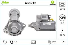 VALEO 438212 MARS MOTORU 12V 10DIS 1.8KW OPEL ASTRA H-COMBO C-CORSA C-D-MERIVA A-TIGRA-AGILA 1.3 CDTI