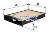 SARDES SC696.1 POLEN FİLTRESİ SCENIC II 1.4-1.6-1.6 16V-2.0 16V-1.5DCI-1.9DCI-2.0DCI PLASTİK ÇERÇEVELİ