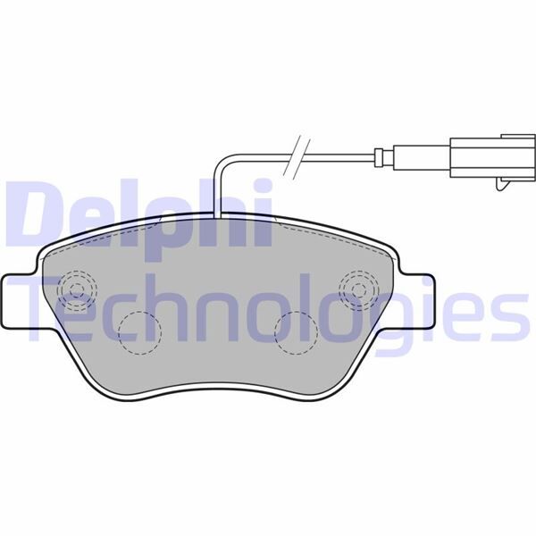 DELPHI LP2276 ÖN BALATA NEMO 1.3 HDİ 75 09 >BIPPER 1.3 HDİ 75 10 >BIPPER TEPEE 1.3 HDİ 10 > FIORINO 1.4 1.3D 09 > ÇİFT FİŞLİ