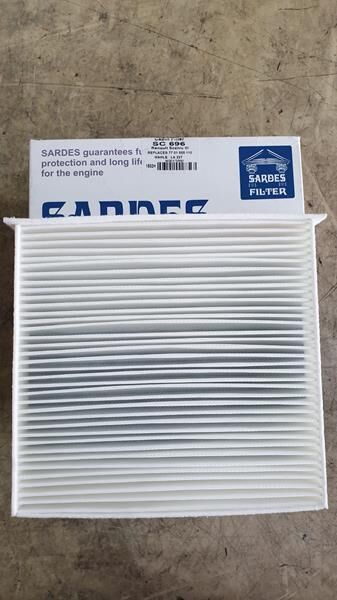 SARDES SC696 POLEN FİLTRESİ SCENIC II 1.4-1.6-1.6 16V-2.0 16V-1.5DCI-1.9DCI-2.0DCI