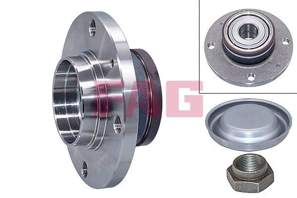 FAG 713640030 ARKA TEKER PORYASI KOMPLE ABS Lİ PEUGEOT P206-P206 CC-P206 SW-P1007 02> CITROEN C2-C3 02> 4 BİJON