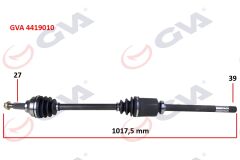 GVA 4419010 KOMPLE AKS SAĞ TRAFIC II-OPEL VIVARO 1.9 DCI 01 > 1017mm