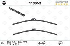 VALEO 119353 SILECEK SUPURGESI TAKIMI 560mm / 560mm MERCEDES W203 CL203 S203 C209 A209 . AUDI A4 SWF