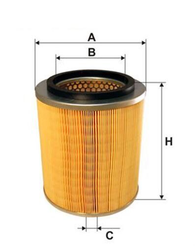 SARDES SA2281 HAVA FİLTRESİ KIA BONGO K2500 2.5L D4BH TCI 98-03 / PREGIO K2700 2.7L J2 KAMYONET 01-04