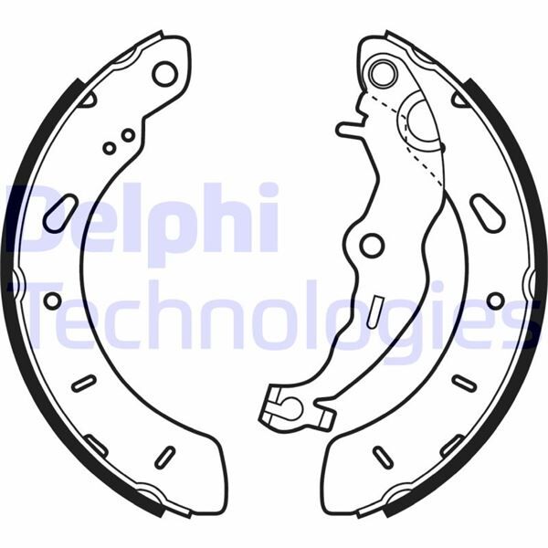 DELPHI LS2062 ARKA FREN BALATASI B-MAX 12> FOCUS III 11> COURIER 14> PUMA 19> KAMPANALI