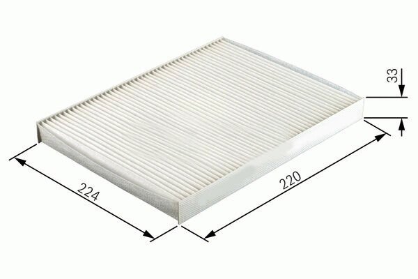 SARDES SC541 POLEN FİLTRESİ BERLINGO-PARTNER 96 > XSARA 97-00 1.4-1.4i-1.6 16V-1.6HDI-1.8D-1.9D-2.0HDI-2.0 16V