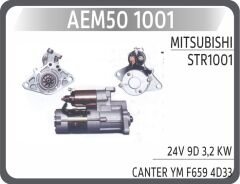 AEM50 1001 MARŞ MOTORU MITSUBISHI CANTER FE635 F659 24v - 3.2 Kw - 9 DİŞ