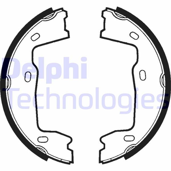 DELPHI LS1381 ARKA PABUÇ BALATA VECTRA A 88-95 VECTRA B 95-03 OMEGA 91-97 ASTRA F 91-98