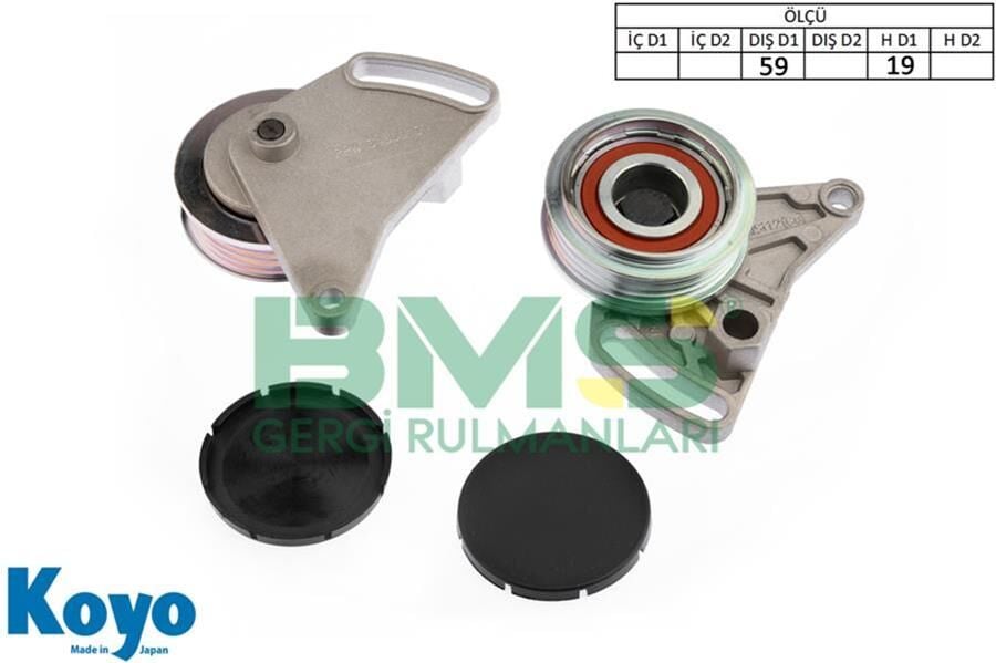 BMS 217 KLİMA GERGİ BİLYASI RULMANLI KÜTÜKLÜ PASSAT-A4-A6 1.6-1.8 - 1.9 TDI AEB-ADR-AWT-AFN-AVF