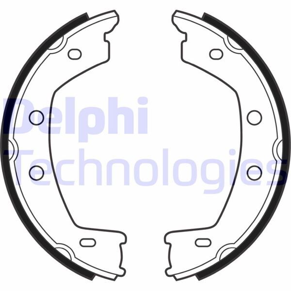 DELPHI LS2030 FREN BALATASI ARKA PARK FRENI LAND ROVER FREELANDER II L359