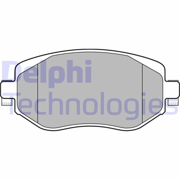 DELPHI LP3306 ÖN FREN BALATASI RENAULT MEGANE IV 15> TÜM MOTOR TİPLERİ G:129MM Y:58.4 MM K:18MM