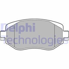 DELPHI LP3306 ÖN FREN BALATASI RENAULT MEGANE IV 15> TÜM MOTOR TİPLERİ G:129MM Y:58.4 MM K:18MM