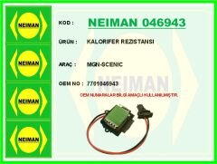 NEIMAN 046943 KALORIFER REZISTANSI MGN-SCENIC