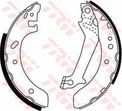 TRW GS8607 ARKA PABUÇ BALATA ESCORT V/VI 1.4 1.6 1.8D ABS SIZ 95 > FIESTA 1.3 1.4 1Ç8D 203x38 GS8608