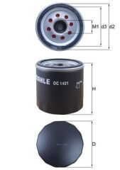 MAHLE OC1421 YAG FILTRESI ASTRA K 16> B10XFL D10XFL B14XE B14XFL D14XFL D14XFT INSIGNIA B 18>B15SFL D15SFL B15SFT CORSA E 15> B10XFL-B10XFT MOKKA MOKKA X B14XFT INSIGNIA A 2.0 NHT-NFT