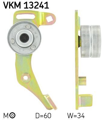 SKF VKM13241 EKSANTRİK GERGİ RULMANI PEUGEOT P205-P306-P405-PARTNER-BOXER-EXPERT-CITROEN BERLINGO-JUMPY-JUMPER-XS ARA -FIAT DUCATO-SCUDO 1.9D-1.9TD