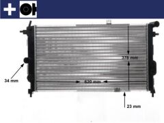 MAHLE CR438000S RADYATÖR VECTRA A 90-95 CALIBRA A 94-97 AC KLİMASIZ OTOM 618x375x28