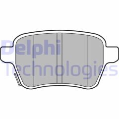 DELPHI LP3165 ARKA FREN BALATASI OPEL CORSA E 14>19 ADAM 14>19 15 JANT RPO J67 FIAT EGEA 16> 500L 13> 264mm