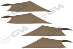 GVA 9103615 IC KAPLAMA 4 PARÇA SET BEJ BMW F30 LCI