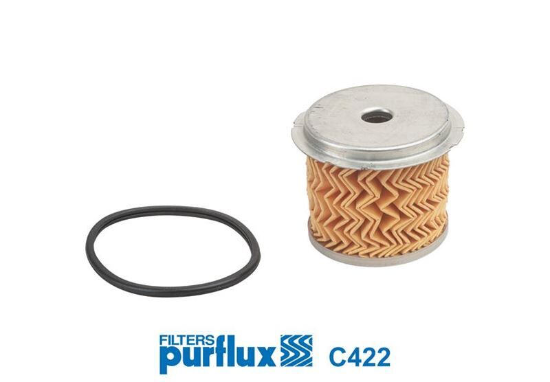 PURFLUX C422 YAKIT FİLTRESİ PARTNER-BERINGO-EXPERT-JUMPY-P205-P306-P309-P405-P406-P806-XSARA-ZX-BX-XANTIA-EVASION -C15 1.7-1.8-1.9 D XUD7-XUD7T-XUD9A DİZEL O.E
