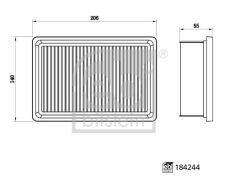 HAVA FILTRESI CAPTUR II 20> CLIO V 19> 1.0 SCE B4D 1.0 TCE H4D 1.3 TCE H5H