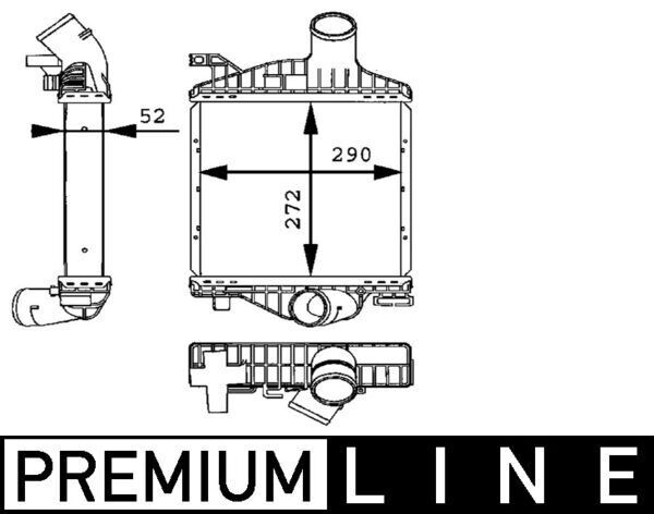 MAHLE CI88000P TURBOSARJ RADYATORU MERCEDES VITO W638 97>03