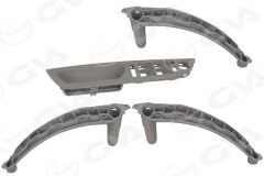 GVA 9103597 KAPI KOL TUTAMAK SETİ 4 PARÇA KATLAMA LI BMW X5 E70 X6 E71 GRİ