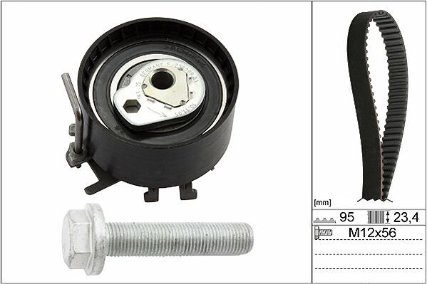 INA 530019510 EKSANTRİK GERGİ KİTİ 095x234 CLIO II-III-KANGOO-LOGAN-SANDERO-MODUS 1.2-1.2 16V D4F-D7F K015577XS 1680600QAW