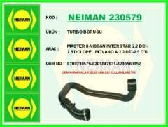 NEIMAN 230579 TURBO BORUSU MASTER II-NISSAN INTERSTAR 2.2 DCI-2.5 DCI OPEL MOVANO A 2.2 DTI-2.5 DTI