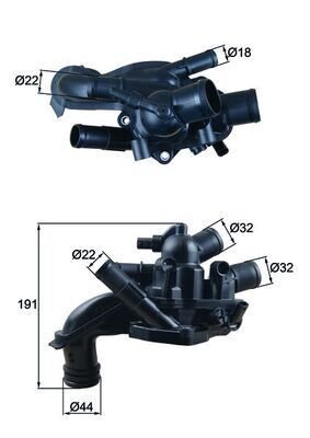 MAHLE TM46.105 TERMOSTAT 105 C MINI N16 N18 R55 R56 R57 R58 R60 R61