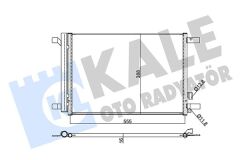 KALE 354020 KLİMA RADYATÖRÜ GOLF7-PASSAT-A3-LEON 2013 >