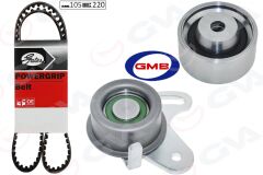 GVA 59T9123G TRİGER KAYIŞ SETİ HYUNDAI ACCENT ADMIRE ERA 1.5L G4EB 01-> 1.4L 1.6L G4ED G4EE 01-10 / GETZ 1.4L 06-10 / MATRIX ELANTRA 1.6L 01-06 / KIA RIO 1.4L 1.6L 06-10 / CERATO 1.6L 04-07 1 KAYIŞ 2 RULMAN