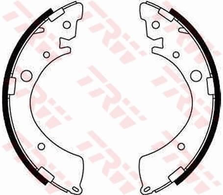 TRW GS8245 ARKA KAMPANA PABUÇ BALATA HONDA CIVIC 1.4L 1.6L D14A4 D14Z2 D16Y4 EJ EL kasa 96-01 / 1.6L D16V1 VT EC - yerli civic - ES kasa VTI 01-05 / HR-V 1.6L D16W1 GH2 kasa 3 kapı 99-02 - küçük tip 200 x