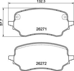 BREMBO P24236 ÖN FREN BALATASI PUMA 09-2019>