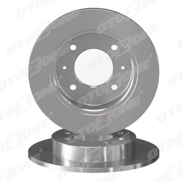 OTOZONE BD8001 ARKA FREN DİSKİ DOLU TİP HYUNDAI ELANTRA 1.6L G4GR G4ED 96-06 258 çap x 4 bijon - Adet disk fiya tıdır