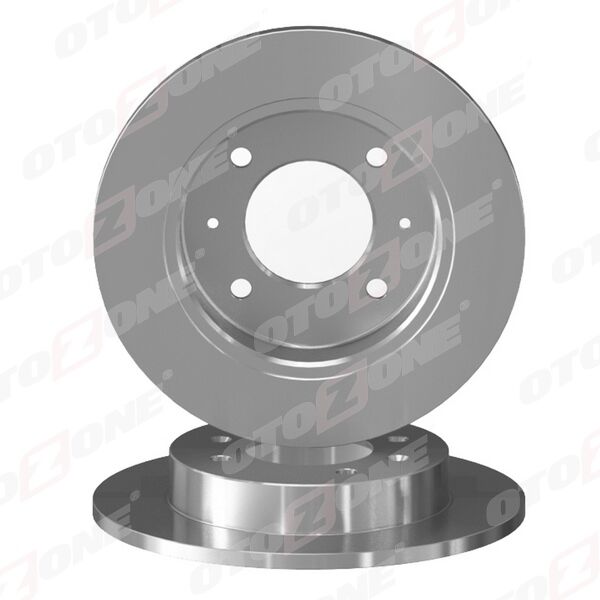 OTOZONE BD8001 ARKA FREN DİSKİ DOLU TİP HYUNDAI ELANTRA 1.6L G4GR G4ED 96-06 258 çap x 4 bijon - Adet disk fiya tıdır