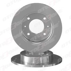 OTOZONE BD8001 ARKA FREN DİSKİ DOLU TİP HYUNDAI ELANTRA 1.6L G4GR G4ED 96-06 258 çap x 4 bijon - Adet disk fiya tıdır
