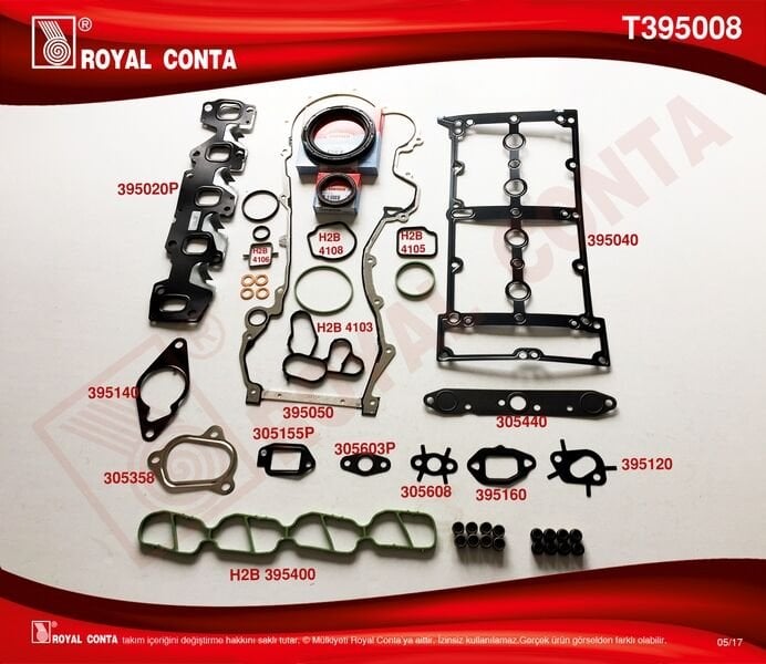MOTOR TAKIM CONTA SKC SİZ DOBLO-CORSA-IDEA-PUNTO-PANDA 1.3 JTD