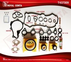 ROYAL T437009 MOTOR TAKIM CONTA SKT KEÇELİ/SUB.LASTİKLİ/SKC SİZ FIESTA 02>08 FUSION 02>08 1.4 TDCI 206- 307 C3-C2-C3I-C3II-C3III-XSARAII-NEMO-206-207-307-BIPPER DV4 1.4HDI MAZDA 2 1.4 CD 03>07