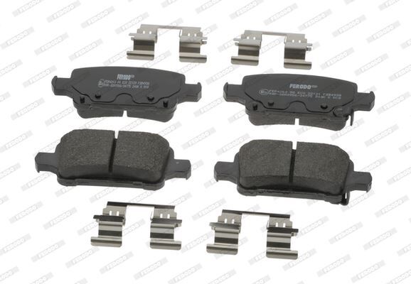 FERODO FDB4938 ARKA FREN BALATASI OPEL ASTRA K 1.0-1.4-1.4T-1.6T-1.6 CDTI 16>22 106.5x46.3x16.6