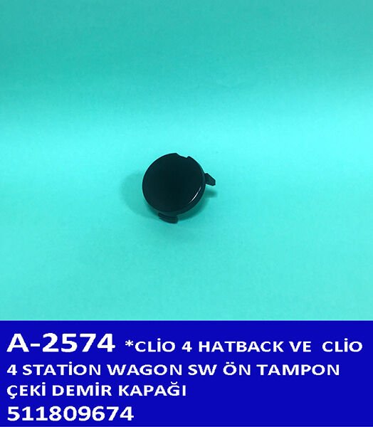 AYHAN A2574 ÖN TAMPON ÇEKİ DEMİR KAPAĞI CLIO 4 13-15