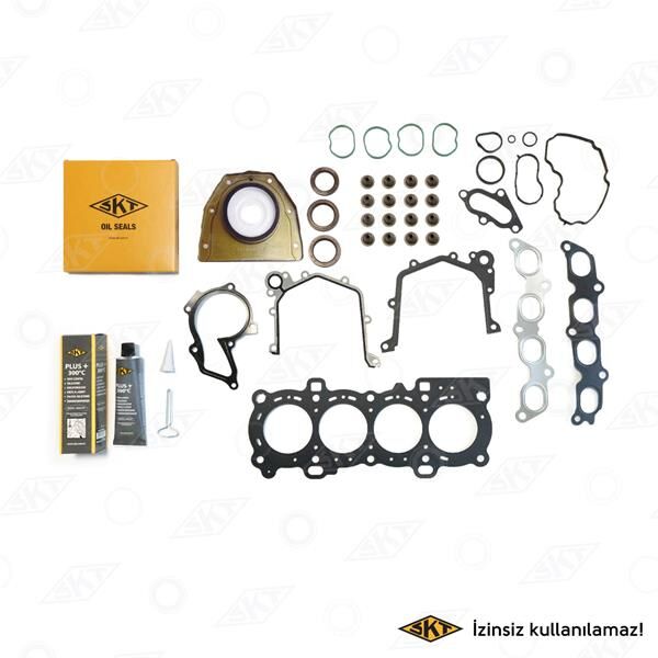 SKT 4C-027-10 TAM TAKIM CONTA FİESTA V 01>08 . FUSİON 01>12. FOCUS II 03>14 SİLİNDİR KAPAK CONTALI 1.4 80HP ZETEC