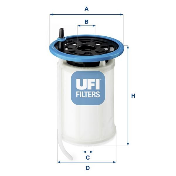UFI 2607900 YAKIT FİLTRESİ FIAT EGEA 16> 1.6D MTJ ALFA ROMEO STELVIO 16> 2.2 JTD