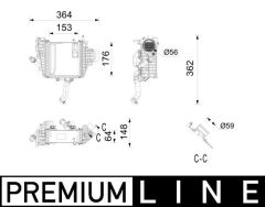 MAHLE CI737000P TURBOSARJ RADYATORU MERCEDES OM654 W205 C257 W213 C253 W447 B907 B910